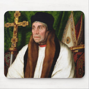 Portrait of William Warham Mouse Pad