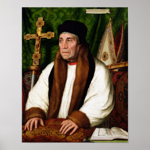 Portrait of William Warham Poster