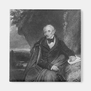 Portrait of William Wordsworth Magnet