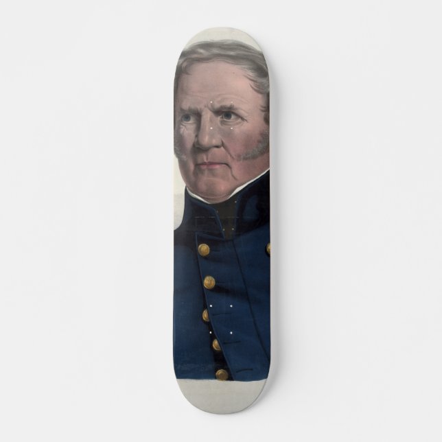 Portrait of Winfield Scott skateboard (Front)