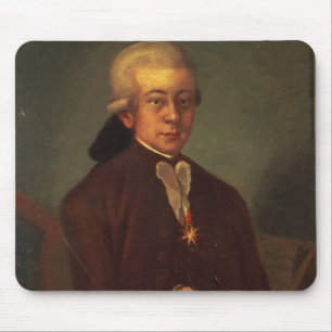 Portrait of Wolfgang Amadeus Mozart 2 Mouse Pad