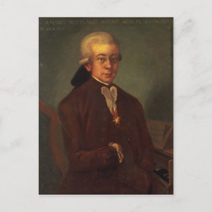 Portrait of Wolfgang Amadeus Mozart 2 Postcard