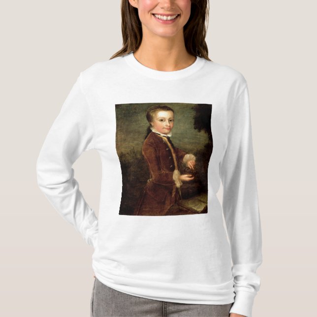 Portrait of Wolfgang Amadeus Mozart  aged T-Shirt (Front)