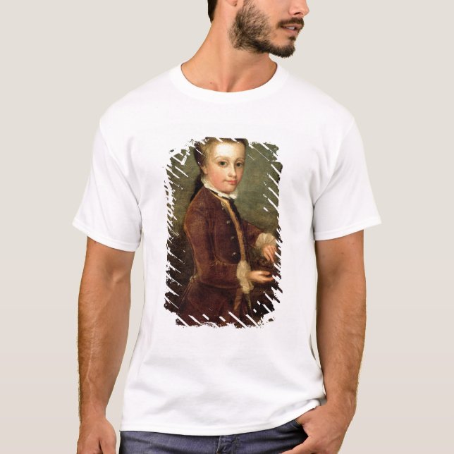 Portrait of Wolfgang Amadeus Mozart  aged T-Shirt (Front)