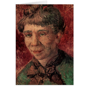 Portrait of Woman Madame Tanguy, Vincent van Gogh