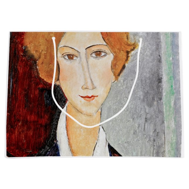 Portrait of Woman, Modigliani Large Gift Bag (Front)