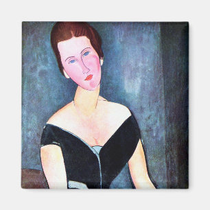 Portrait of Woman, Modigliani Magnet