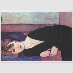Portrait of Woman, Modigliani Tissue Paper