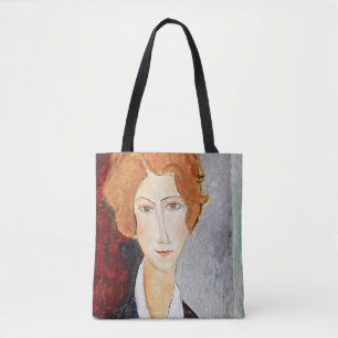 Portrait of Woman, Modigliani Tote Bag