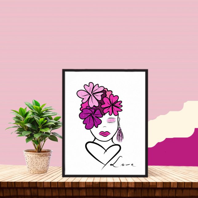 Portrait of woman poster (Creator Uploaded)