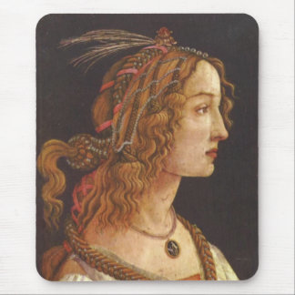 Portrait of young Simonetta Vespucci Mouse Pad