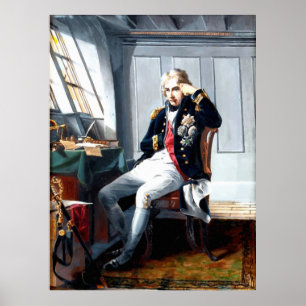 Portrait Painting Lord Nelson Poster
