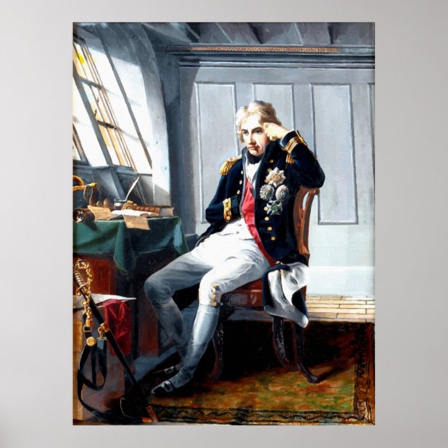 Portrait Painting Lord Nelson Poster (Front)