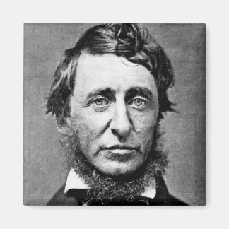Portrait Photograph of Henry David Thoreau Magnet