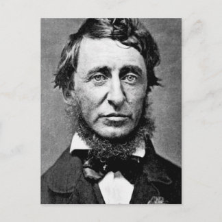 Portrait Photograph of Henry David Thoreau Postcard