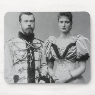 Portrait photograph of Tsar Nicholas II (1868-1918 Mouse Pad