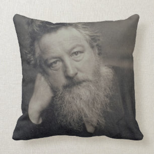 Portrait photograph of William Morris (1834-96) by Cushion