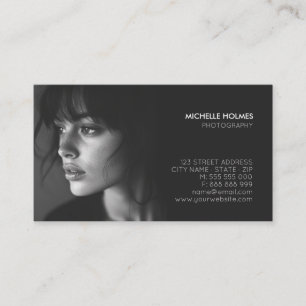 Portrait Photography Studio Photographer Business Card