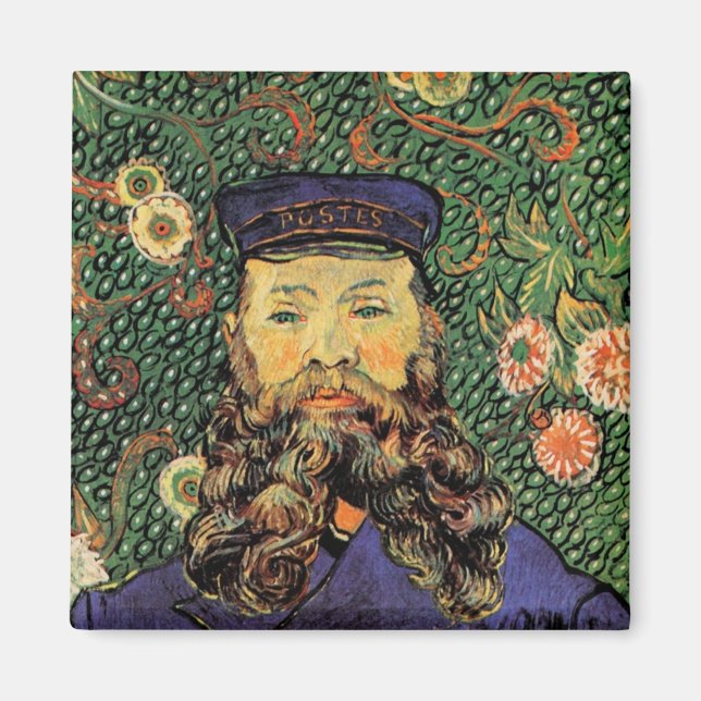 Portrait Postman Joseph Roulin Van Gogh Fine Art Magnet (Front)
