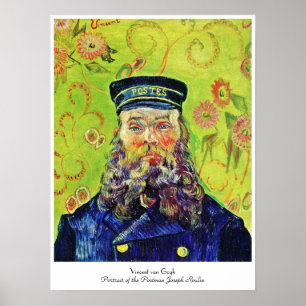 Portrait Postman Joseph Roulin Vincent van Gogh Poster