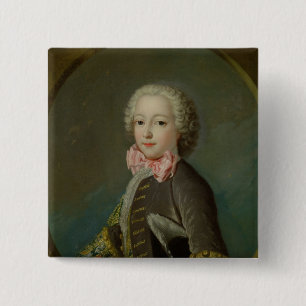 Portrait Presumed to be of the Duke of Tresme 15 Cm Square Badge
