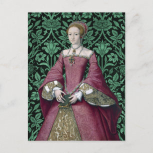 Portrait Princess Elizabeth Tudor, Queen  Postcard
