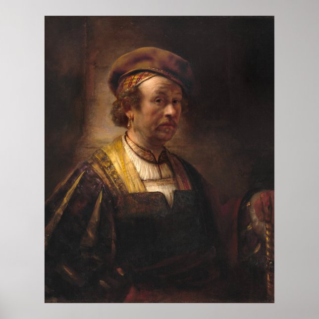 Portrait - Rembrandt Fine Art Poster (Front)
