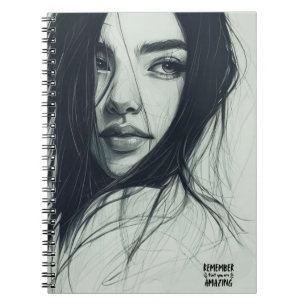 Portrait: Remember that you are amazing Notebook