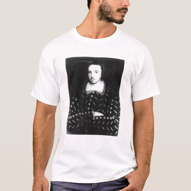 Portrait said to be Christopher Marlowe T-Shirt (Front)