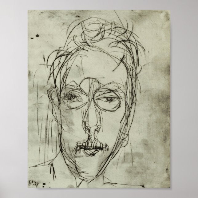 Portrait Schaeffer | Albert Müller Poster (Front)