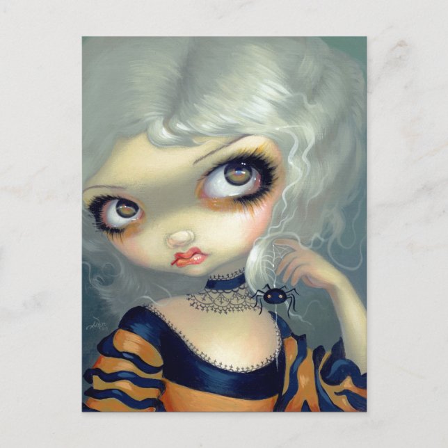 "Portrait with a Spiderling" Postcard (Front)