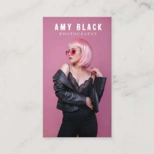 Portrait Woman Girl Photography Business Card