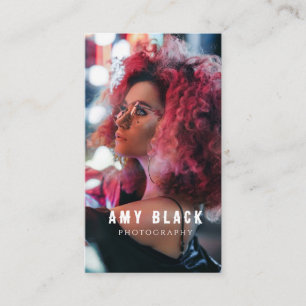 Portrait Woman Girl Photography Business Card