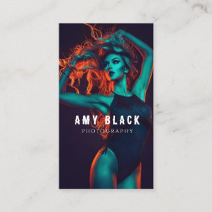 Portrait Woman Girl Photography Business Card