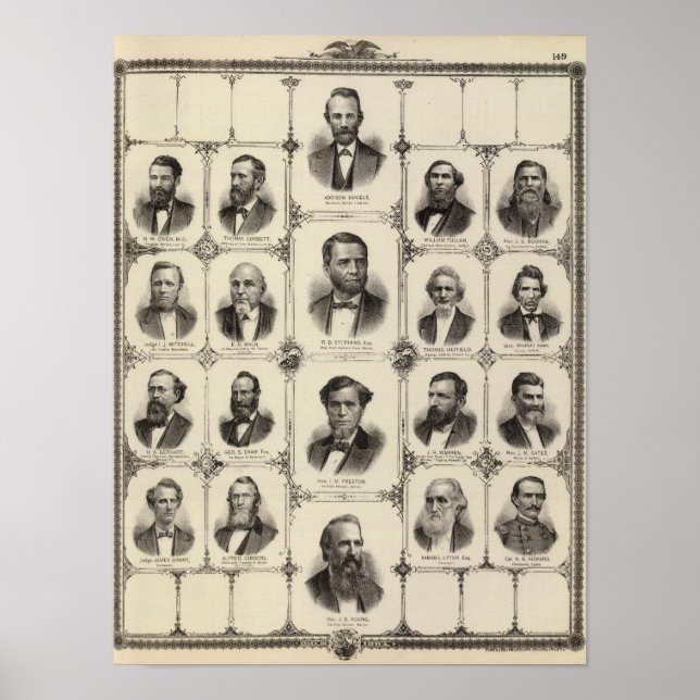 Portraits of Addison Daniels, RD Stephens Poster (Front)