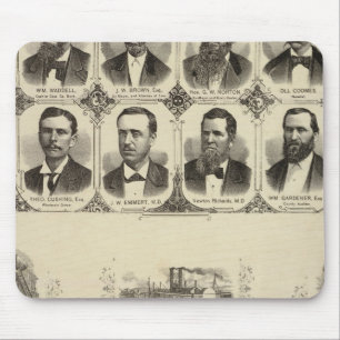 Portraits of Citizens of Cass County Mouse Pad