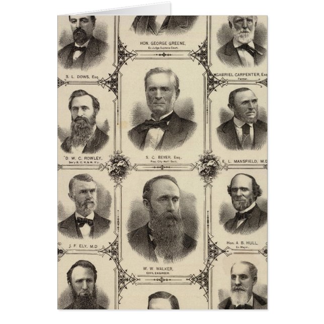Portraits of Citizens of Cedar Rapids (Front)