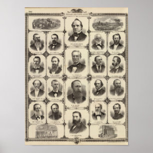 Portraits of Citizens of Cedar Rapids Poster