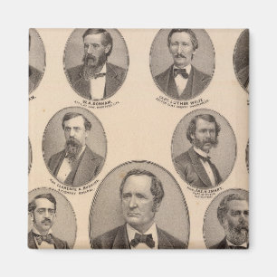 Portraits of Hon Thomas A Hendricks Magnet