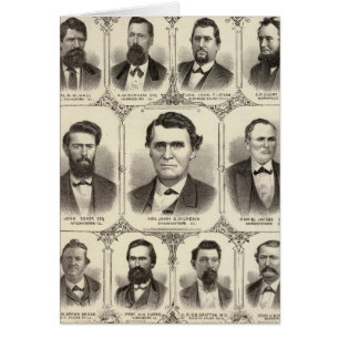 Portraits of John C Hall and Prof JW Bradshaw