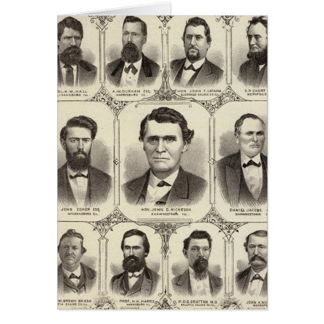 Portraits of John C Hall and Prof JW Bradshaw (Front)