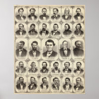 Portraits of John C Hall and Prof JW Bradshaw