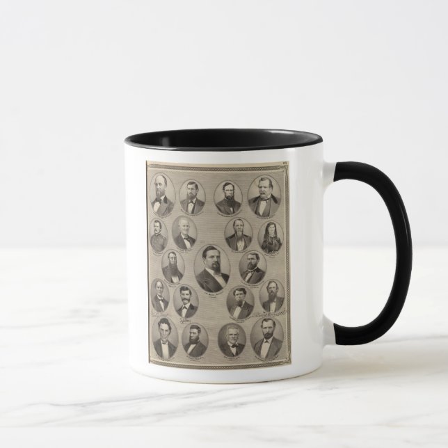 Portraits of John S Bender, Ancil B Ball Mug (Right)