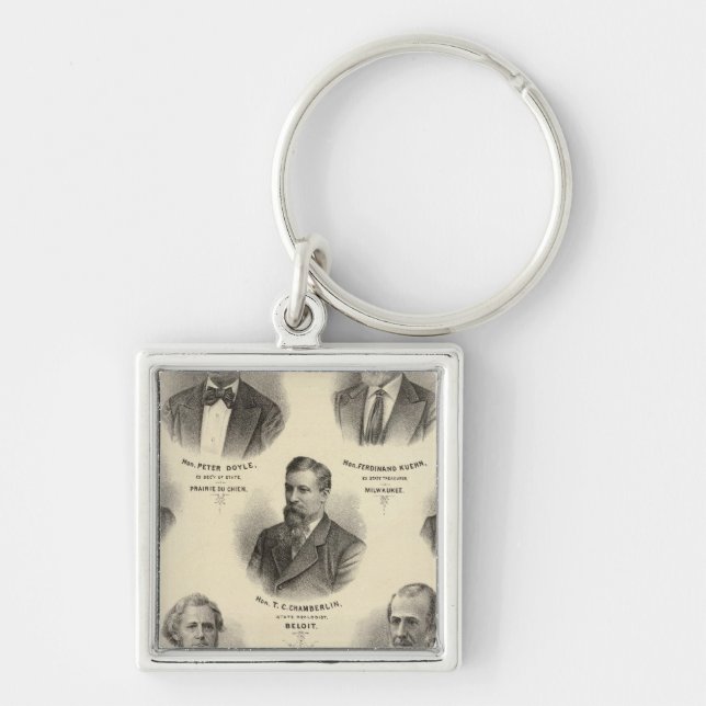 Portraits of Peter Doyle, Ferdinand Kuehn Key Ring (Front)