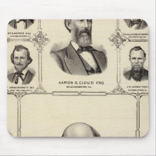 Portraits of Robert Hunter, Aaron G Cloud Mouse Pad