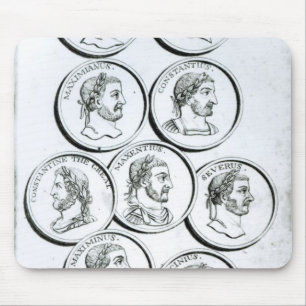 Portraits of Roman Emperors Mouse Pad