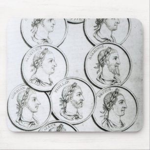 Portraits of Roman Emperors Mouse Pad