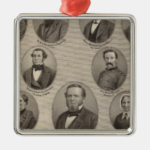 Portraits of Saml Hanna, Peter Heller Metal Tree Decoration