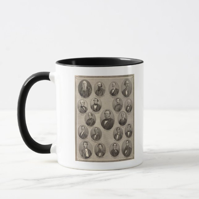Portraits of Saml Hanna, Peter Heller Mug (Left)