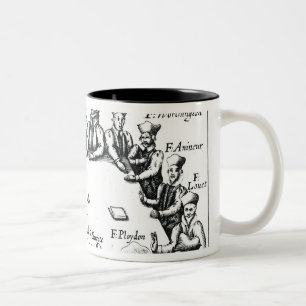 Portraits of the Jesuits and Priests Two-Tone Coffee Mug